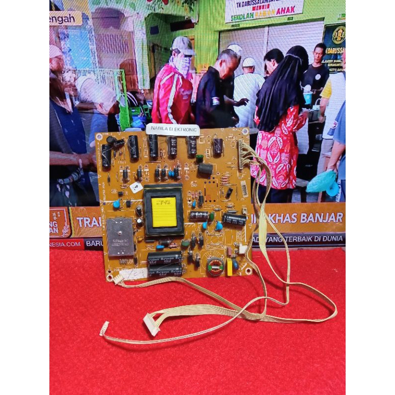 POLYTRON PLD40TV853 POWER SUPPLY TV LED - REGULATOR MODUL KOMPONEN TV POLYTRON 40TV853