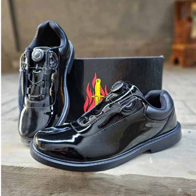 sepatu pdh taktikal original tali putar / sepatu pdh taktical / sepatu pdh tali putar