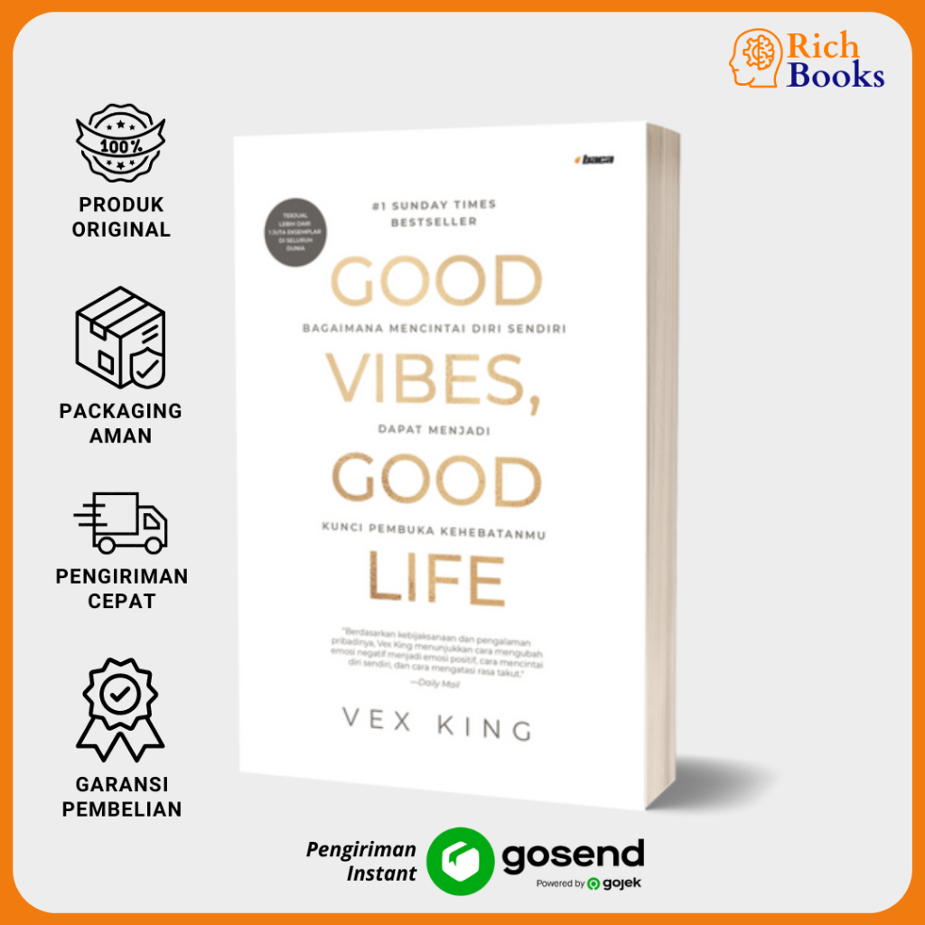 Buku Good Vibes Good Life - Vex King