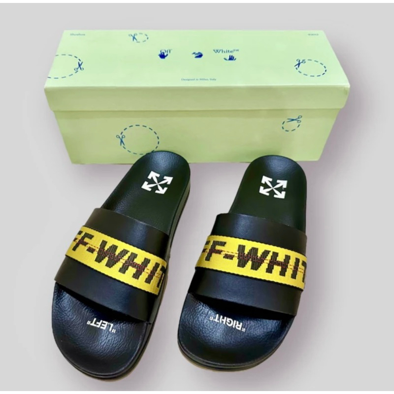 Off White Industrial Belt Slide