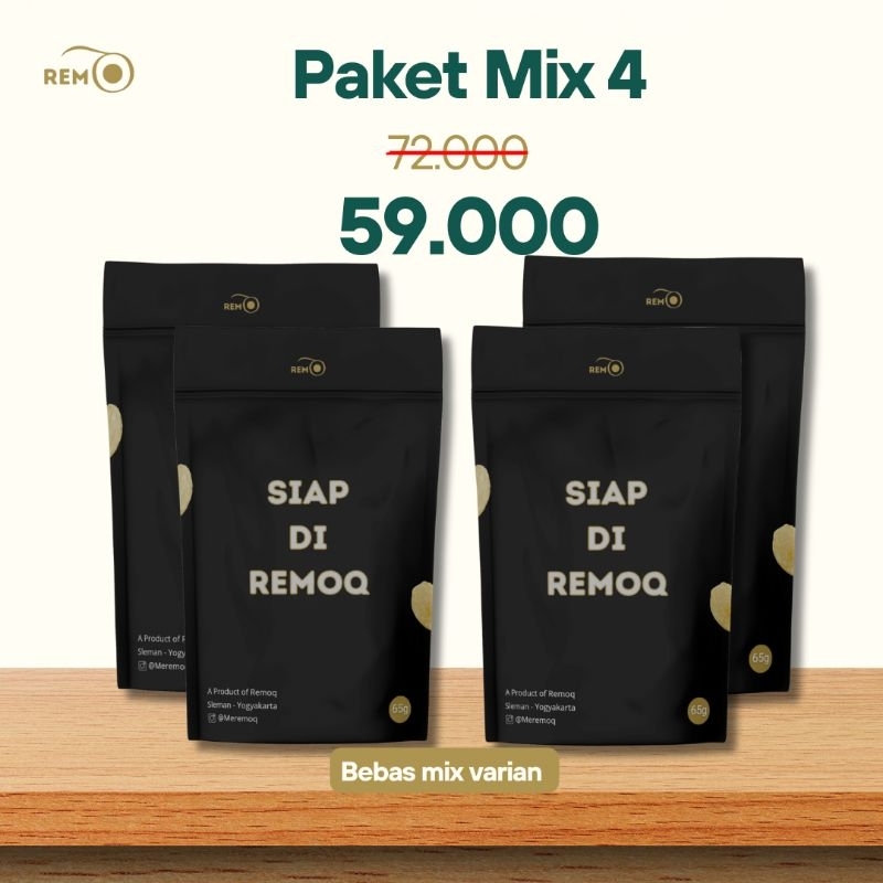 

PAKET HEMAT - MIX 4 - BEBAS BANGET PILIH VARIAN