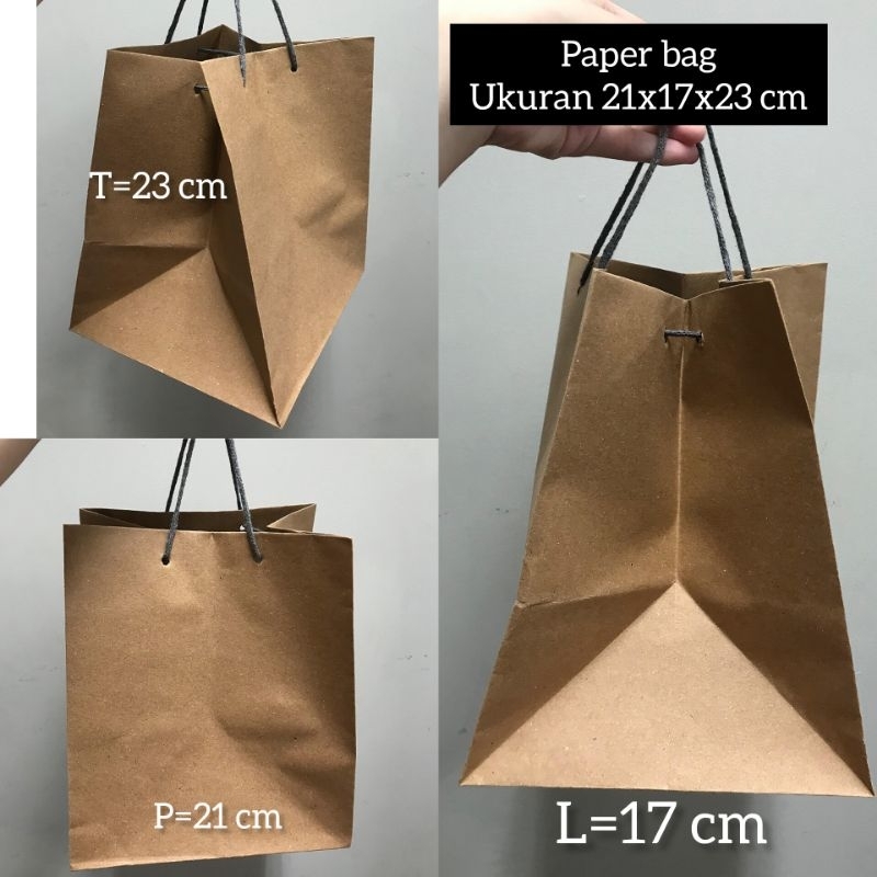 

Paperbag Coklat polos untuk Hampers hadiah Souvenir Ulang tahun Lebaran 2024