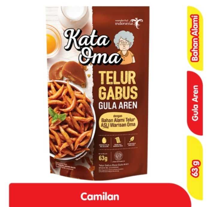 

Kata Oma Telur Gabus GUla Aren 50gr Kata Oma Telur Gabus Gula Aren 50g