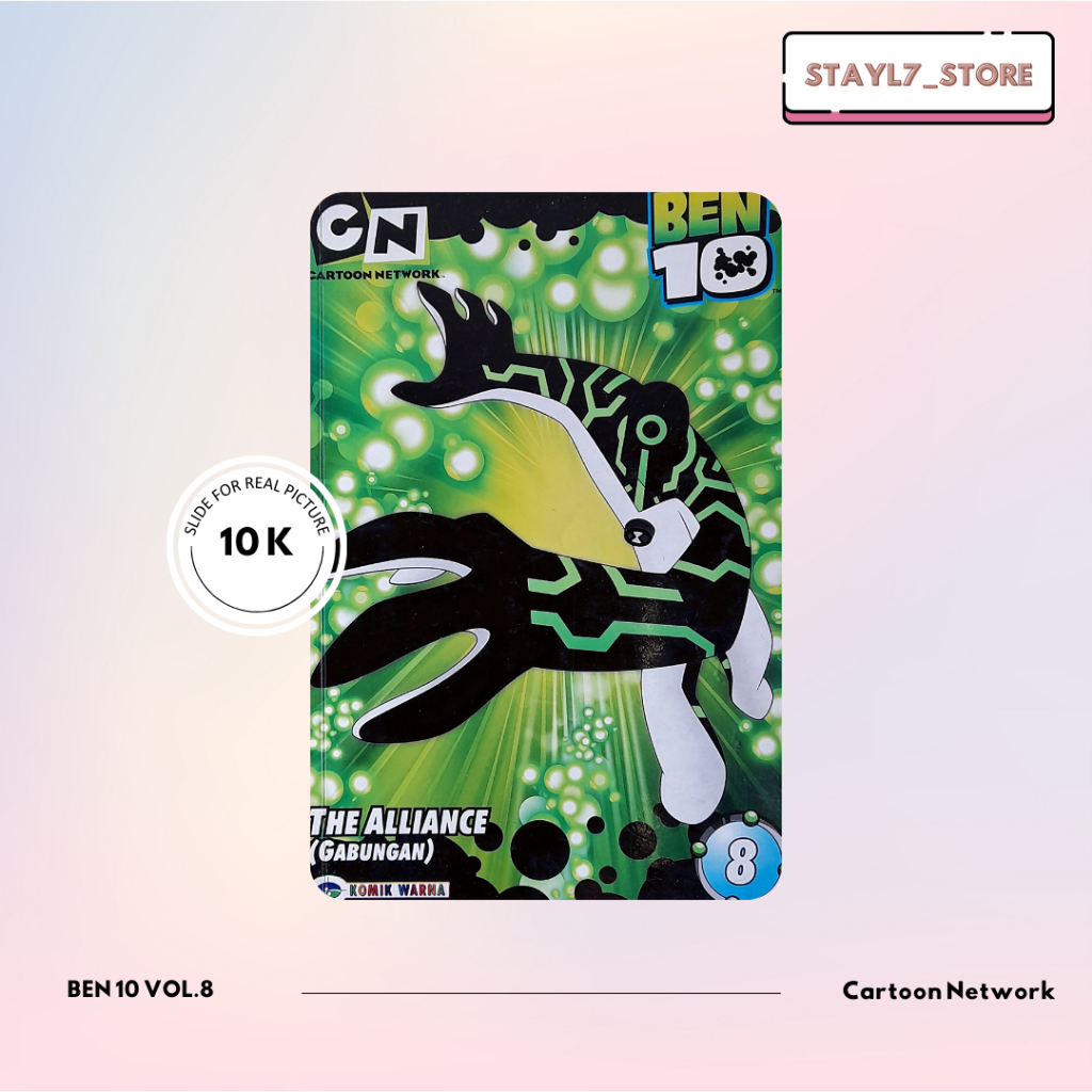 Cartoon Network Ben 10 -The Alliance (Gabungan) (Buku Novel Komik Bekas Preloved)