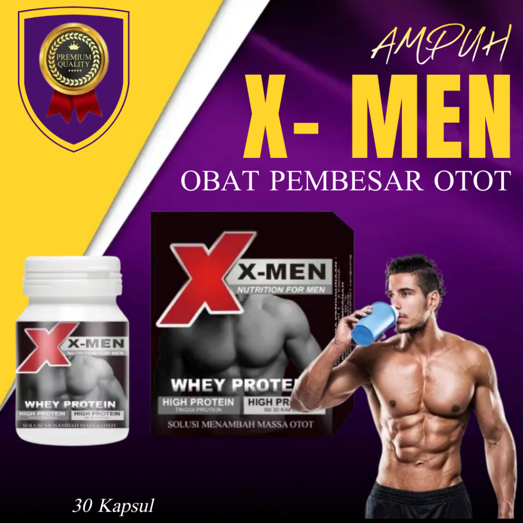 X MEN - Pembesar otot badan tanpa gym pembesar otot badan pria Pembesar otot tangan penambah massa o