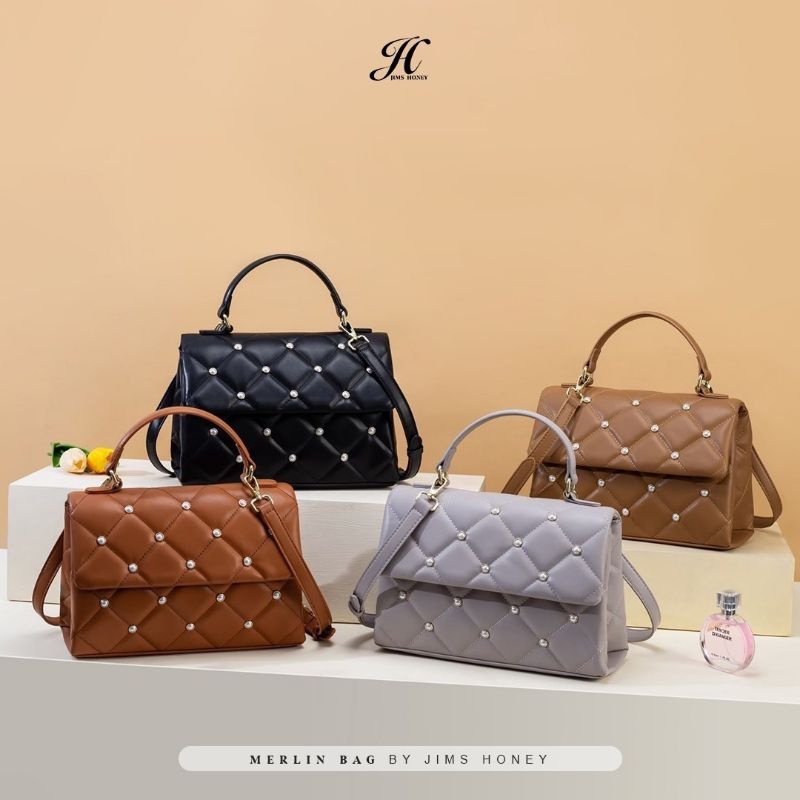 JIMS HONEY MERLIN BAG - TAS KERJA - TAS SELEMPANG BESAR WANITA