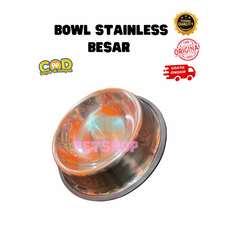 bowl stainless besar