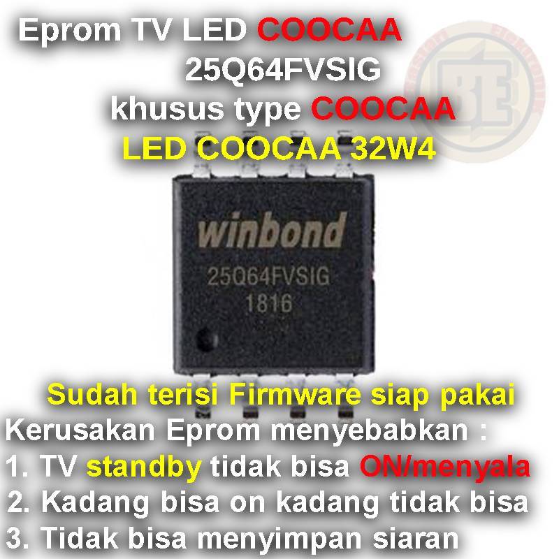 Ic Eprom Firmware TV LED COOCAA 32W4
