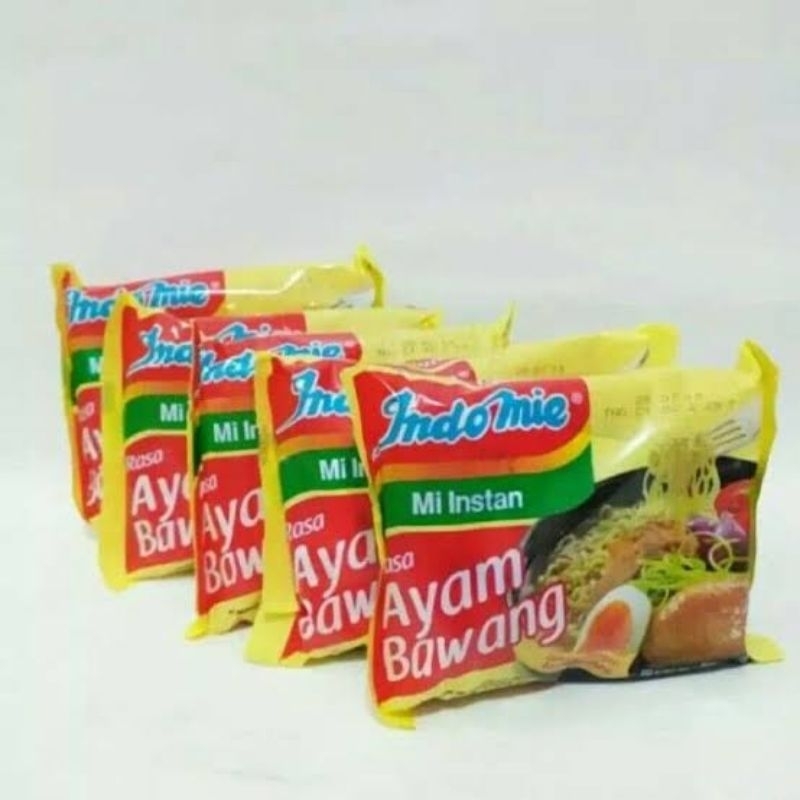 

Paket bundling indomie ayam bawang 5 pcs