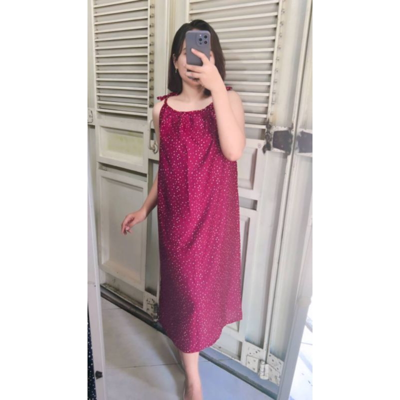 daster bali jumbo panjang tali LD 120