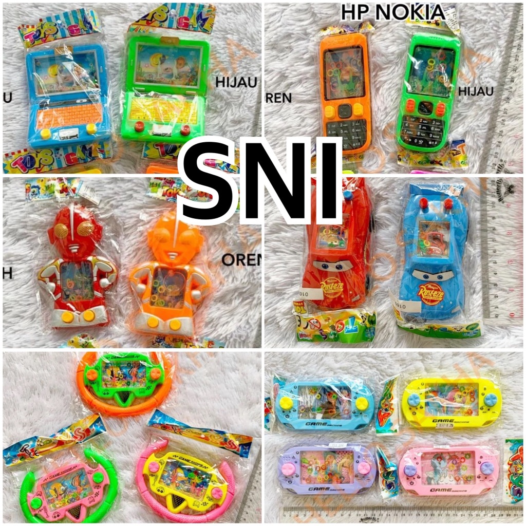 (PRODUK BER-SNI) MAINAN GAME WATCH AIR WARNA RANDOM PENCET WATER LUCU LAPTOP HP BLACKBERRY NOKIA ULT