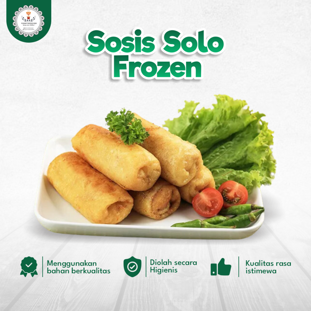 

Sosis Solo Daging Ayam Frozen Food Telur Sosis Isi 10 Pcs Homemade Lezat Tanpa Pengawet Berkualitas