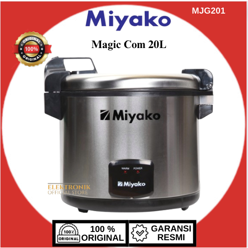 MIYAKO MAGIC WARMER  MCG201 20L Nasi /MJG201/MJG-201/MJG 201/MJG-201/MIYAKO PEMANAS  NASI 20L TERMUR