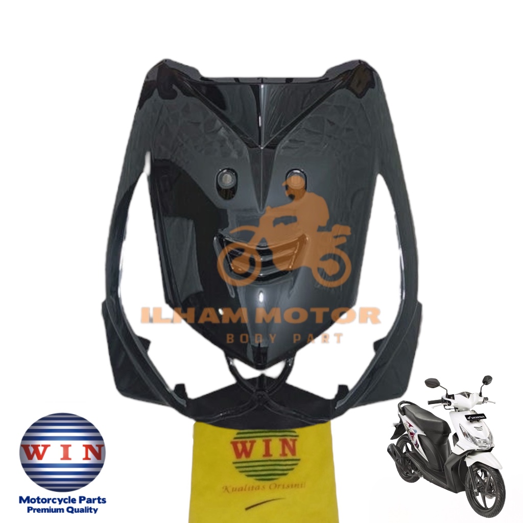 Panel Dada Tameng Depan Beat Karbu Carburator Kvy Warna Hitam 2008-2012 | WIN | Tameng depan Honda B
