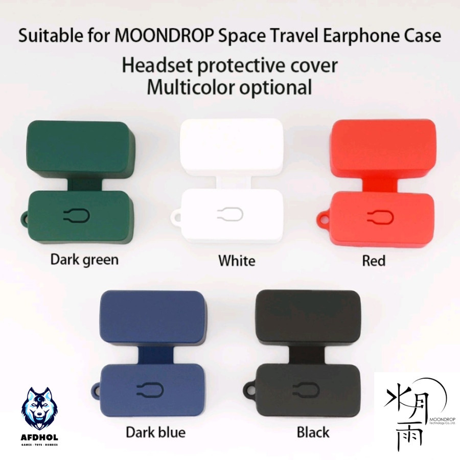 BUMPER TPU SOFT CASE MOONDROP SPACE TRAVEL TWS SILICONE CASING COVER TRUE WIRELESS EARBUDS MOONDROP MOON DROP SPACE TRAVEL TWS SILICON SILIKON SHELL PELINDUNG PENGAMAN MOONDROP SPACE TRAVEL TAS BAG POUCH CASE EARPHONE HEADSET TWS MOONDROP SPACE TRAVEL