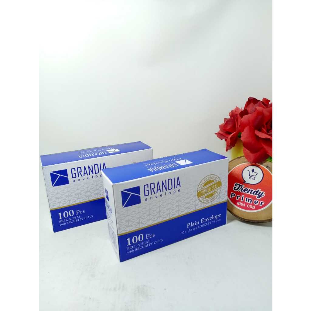 

Amplop putih Grandia isi 100pcs perbok envelope