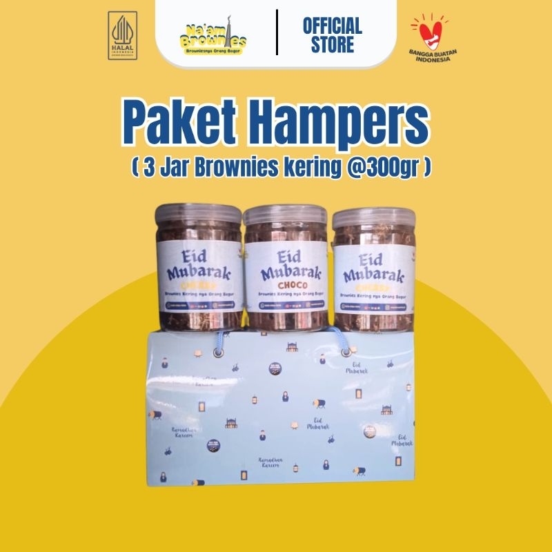 

PAKET HAMPERS LEBARAN BROWNIES KERIUK 2024
