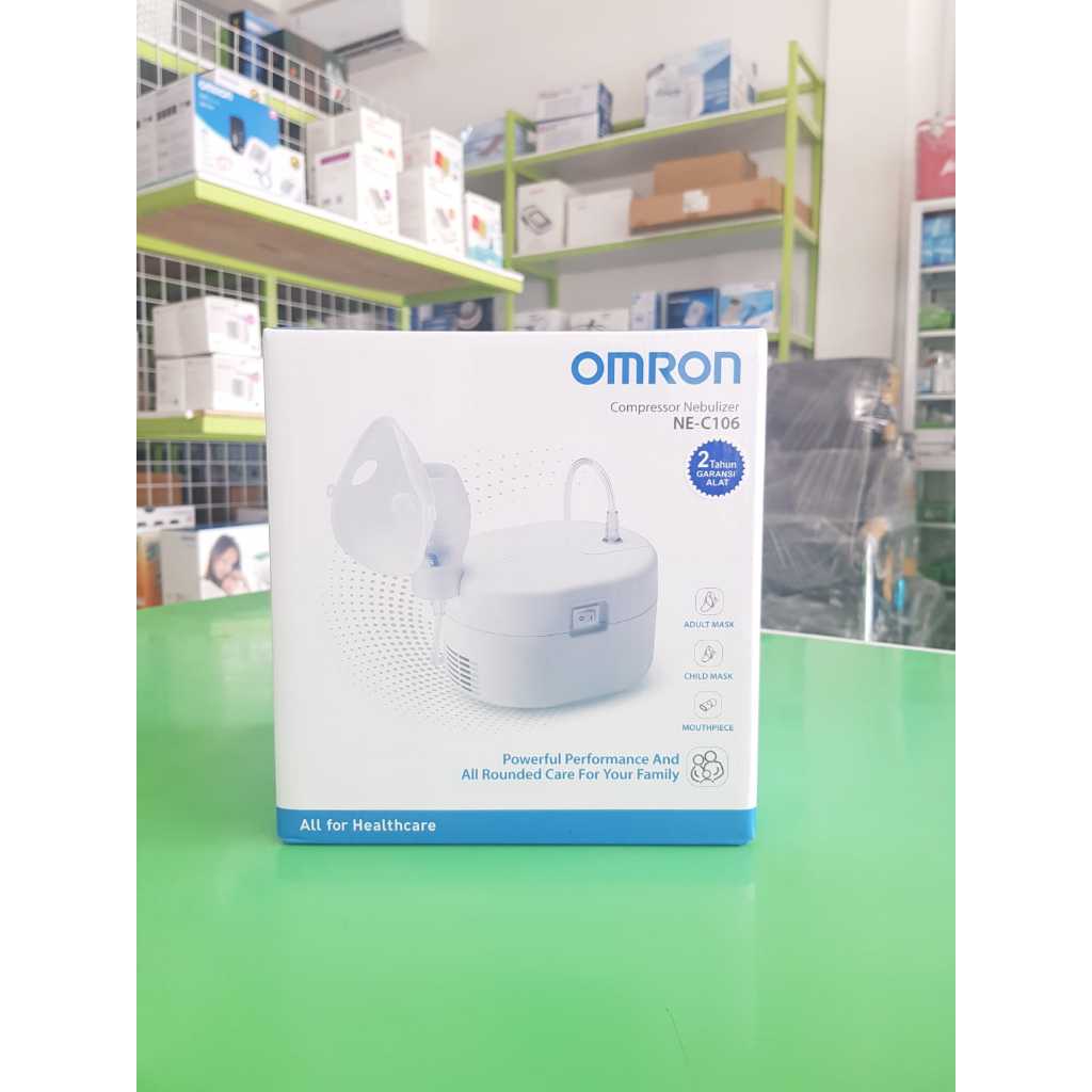 Omron compressor nebulizer NE-C106 / Nebulizer Omron / Alat Bantu Uap