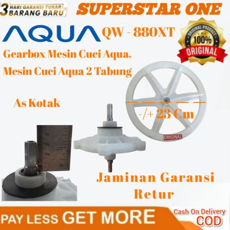 Gearbox Mesin Cuci Aqua Mesin Cuci Aqua 2 Tabung QW - 880XT