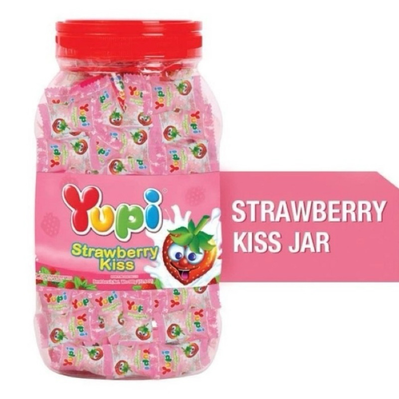 

Yupi Strawberry Kiss Toples 300 gr