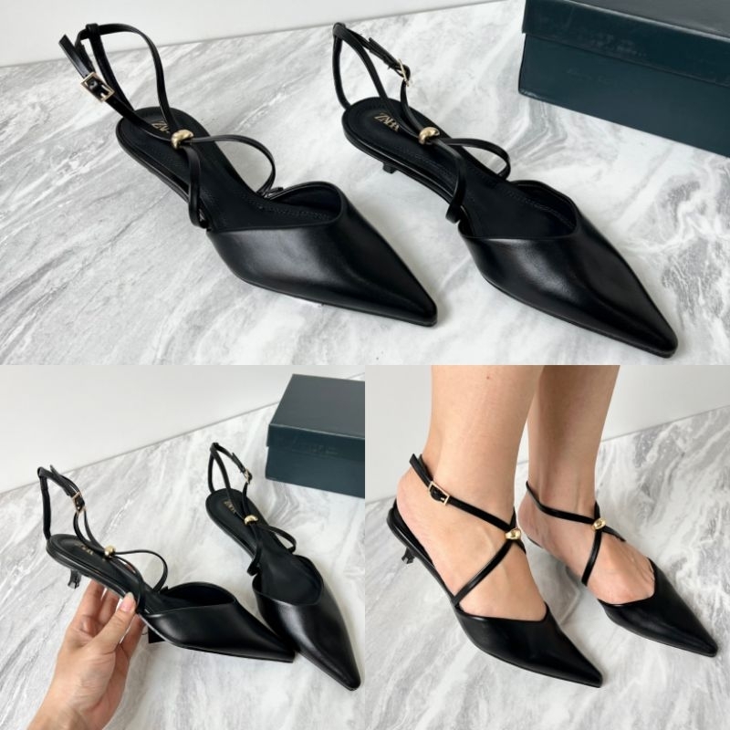 Zara Heels 3cm Selop S10332