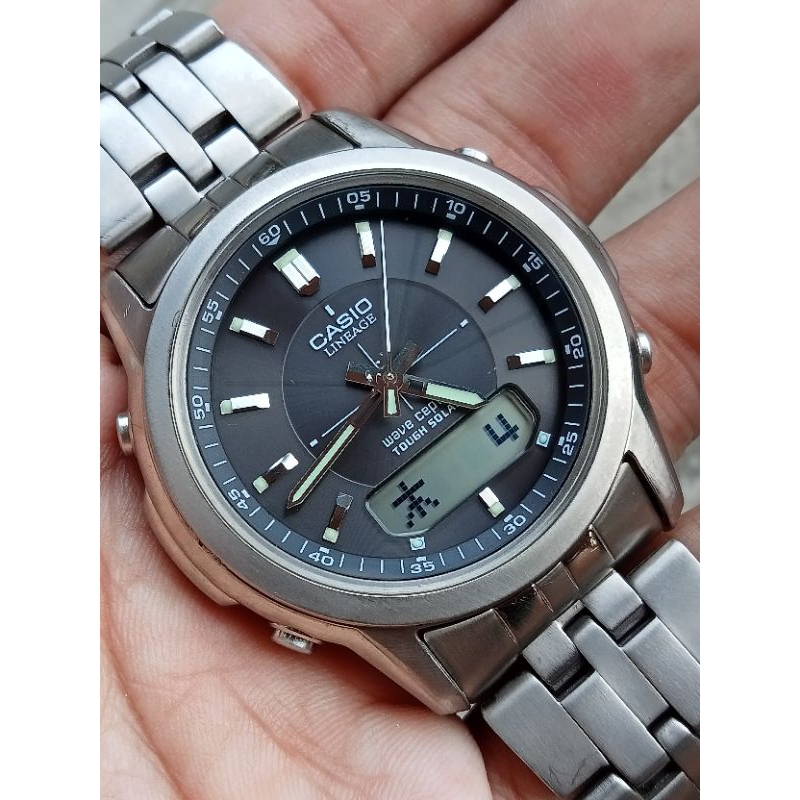 Casio lineage wave ceptor LCW-100T titanium original