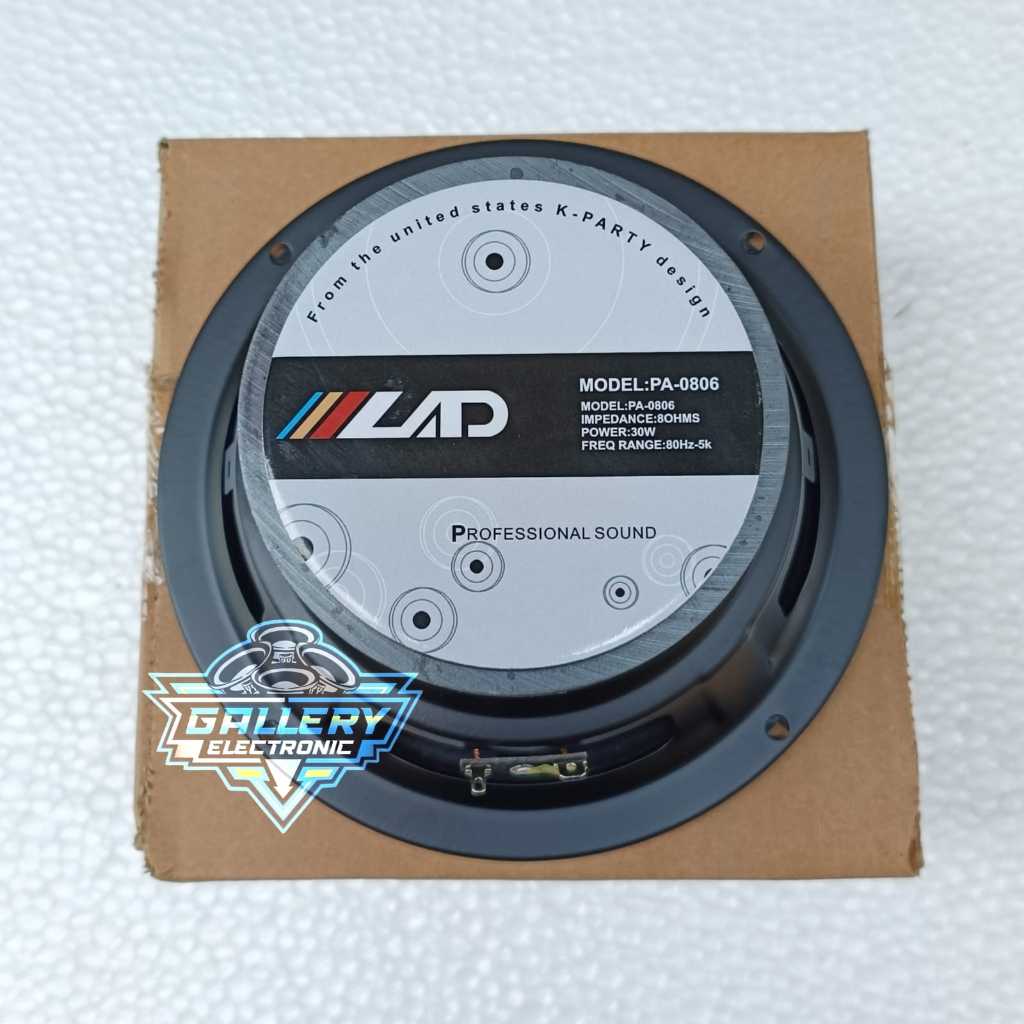 Speaker Mid 6 inch Merk LAD PA-0806 / Spiker 6" khusus Midle 0806