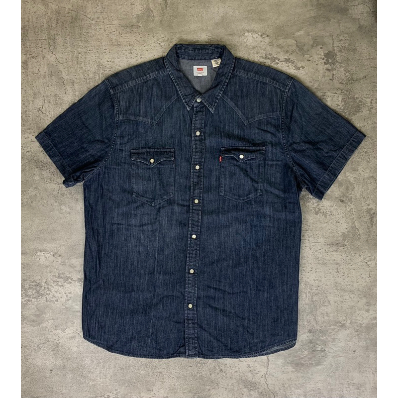 KEMEJA ORIGINAL LEVIS DENIM WESTERN SHIRT