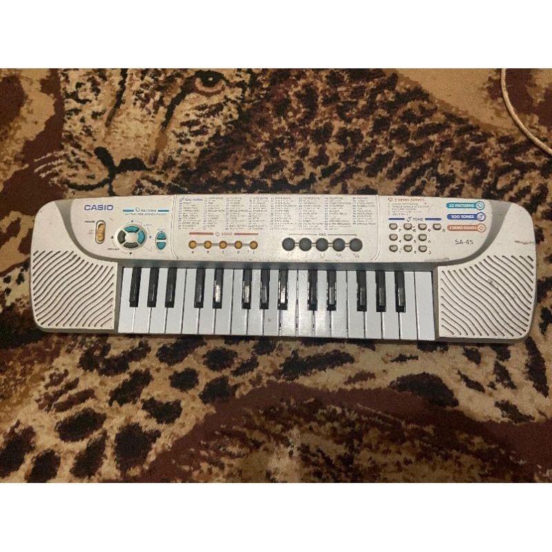 piano casio sa45