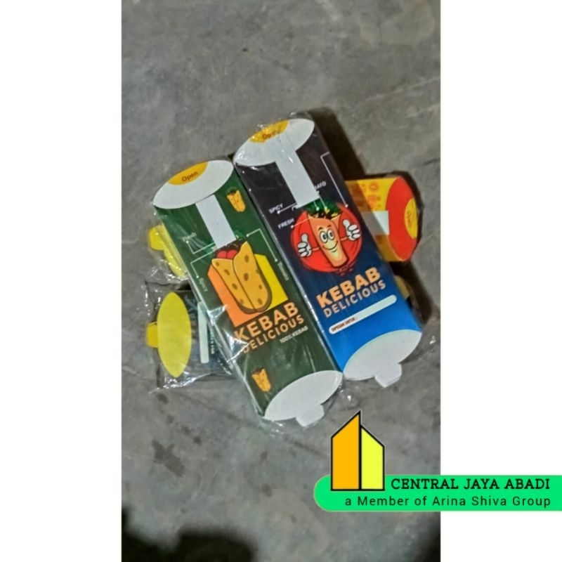 

[PAKET USAHA] 250 LEMBAR KERTAS KEBAB TARIKAN UKURAN 25 × 10 CM HIGH QUALITY PRODUK TERBARU | KOTAK KEBAB KEKINIAN | DUS KEBAB VIRAL TIKTOK | KEMASAN KEBAB | BOX KEBAB 250 PCS MURAH | TOKO KEBAB OFFICIAL | CENTRAL JAYA ABADI | SHIVACORP 91492