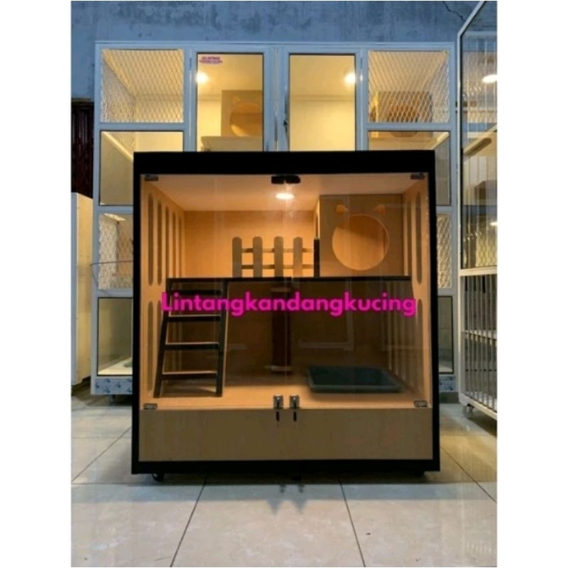 Kandang Kucing Murah - Kandang Kucing Kecil Bahan Hpl Minimalis Nyaman