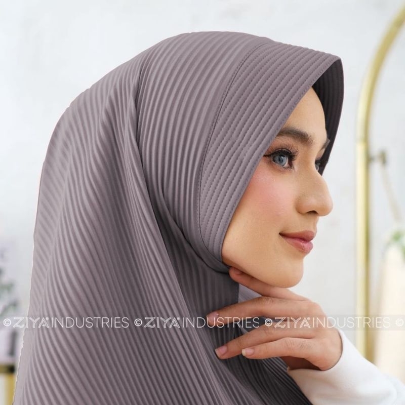 hijab bergo plisket jersey peremium