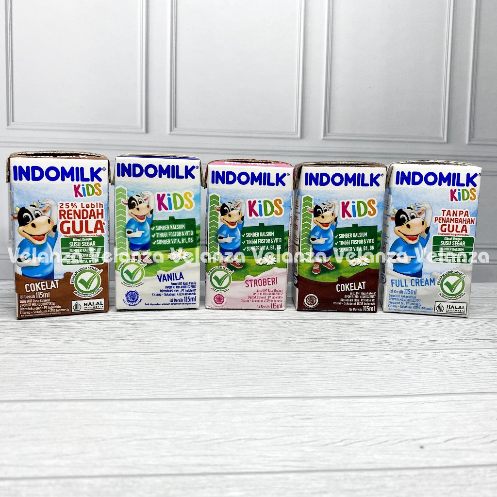 

Susu Indomilk UHT Kids 115 ml 1 karton/dus Isi 40 pcs