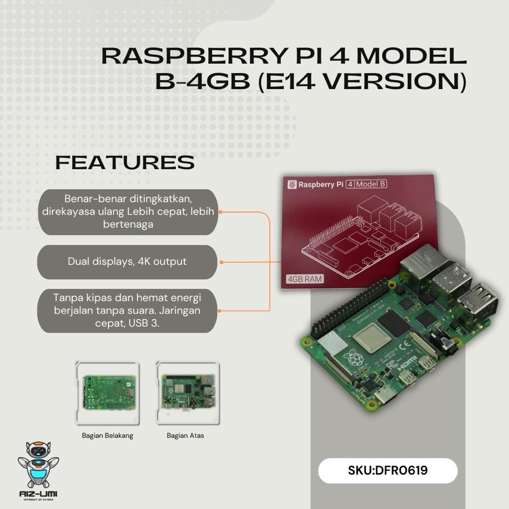Raspberry Pi 4 Model B RAM 4GB