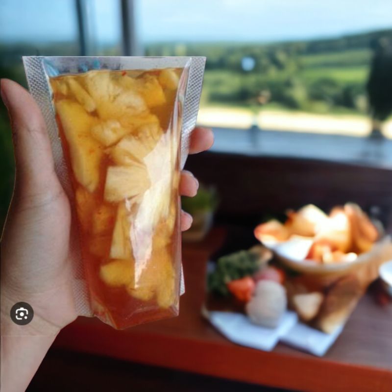 

Asinan Manisan Rujak Pedas nanas 400gr di jamin Fresh Tanpa stokan