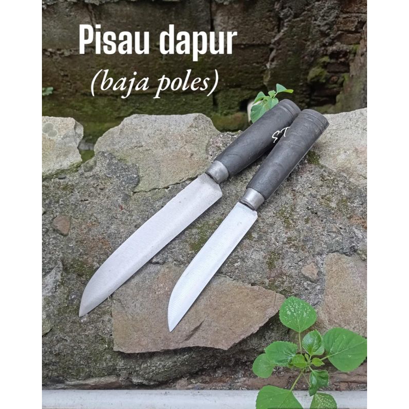 Pisau dapur pisau baja super tajam poles putih