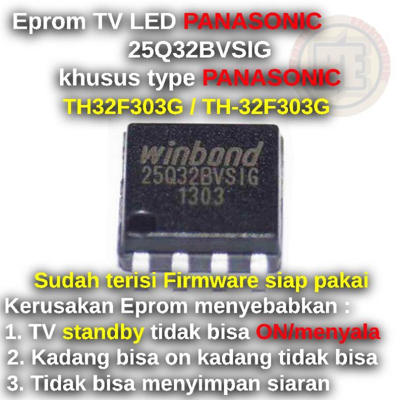 Ic Eprom Firmware TV PANASONIC TH32F303G / TH-32F303G