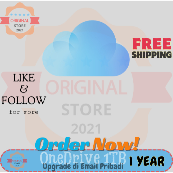 OneDrive 1TB Upgrade di Email Pribadi 1 Year