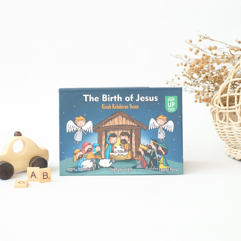 Buku Cerita Anak Kristen Katolik judul Kelahiran Yesus Pop Up Book