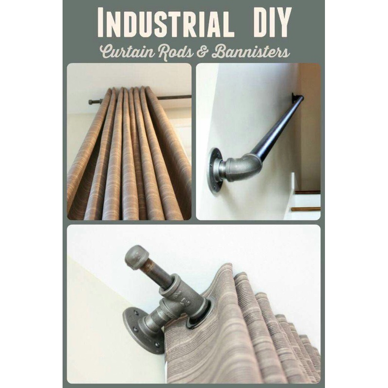 gantungan tirai custom/rel tirai custom/custom order ukuran 3/4”