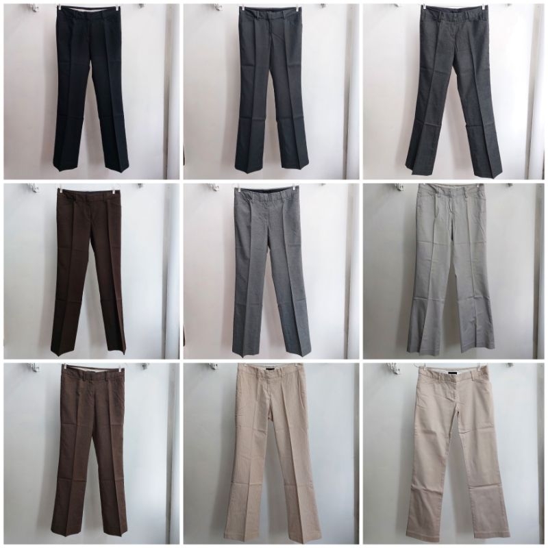 PRELOVED❤️ CELANA KERJA BRANDED | The Executive LEA Work Pants | Celana Flare Formal | Trousers Wani