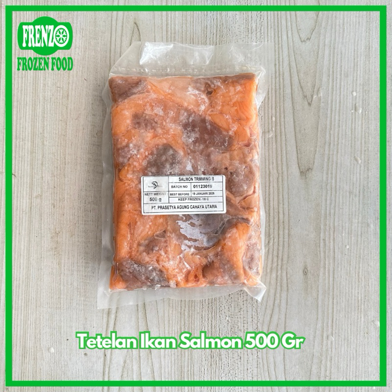 

Tetelan Ikan Salmon 500 Gr