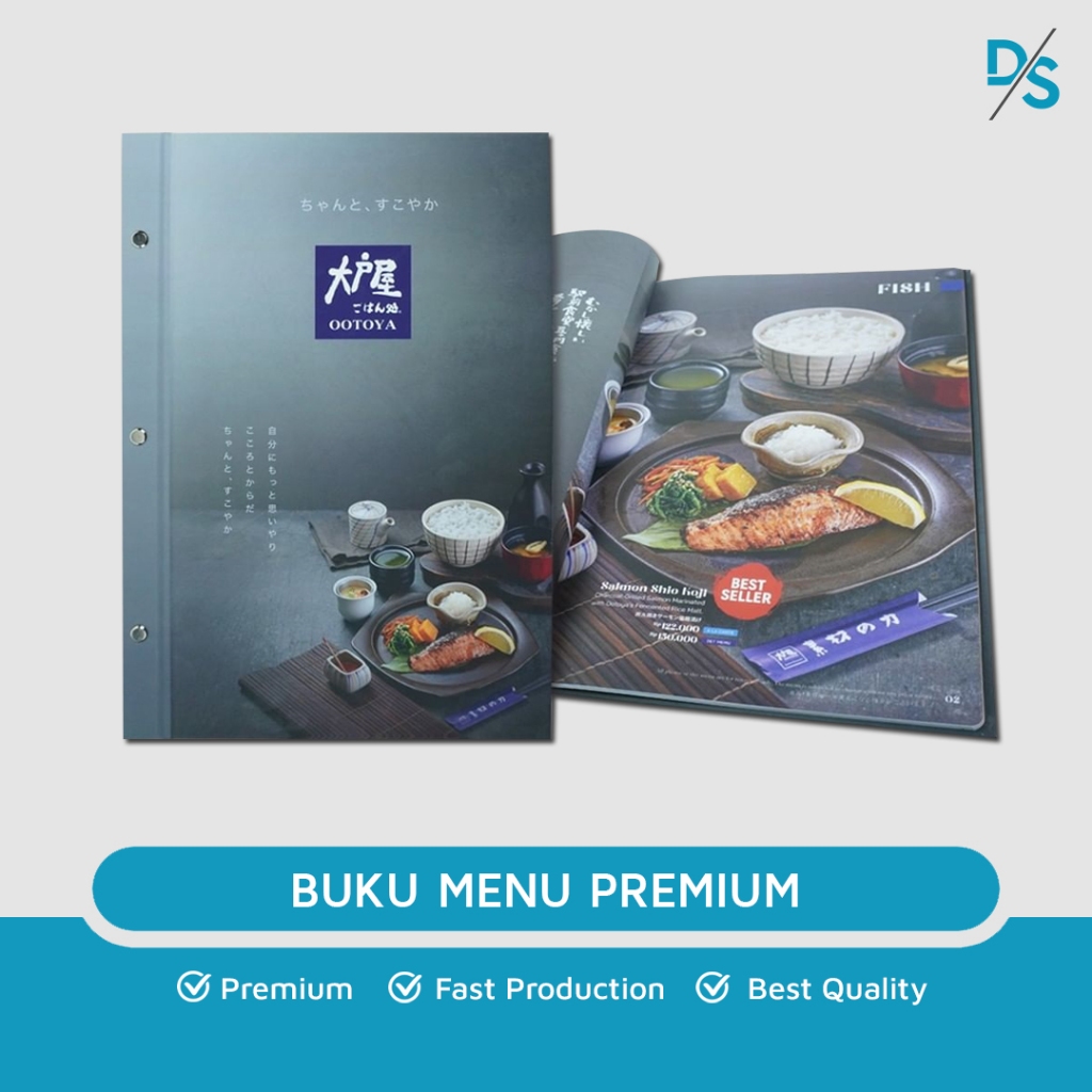 

DSPRINTING OFFICIAL-Cetak / Print Buku Menu Restoran / Cafe A4 Jilid Baut - Buku Menu Premium