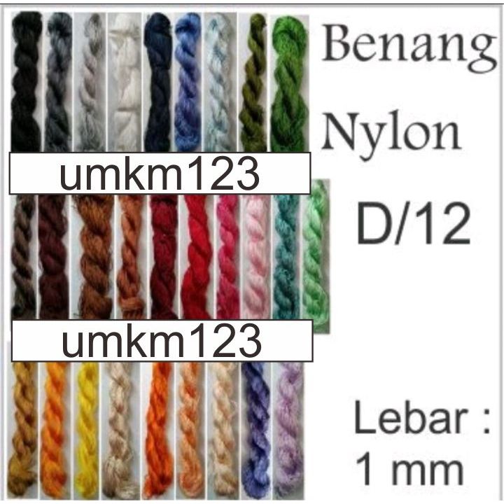 Tali Benang Nylon Rajut D12 Warna A Benang Nylon