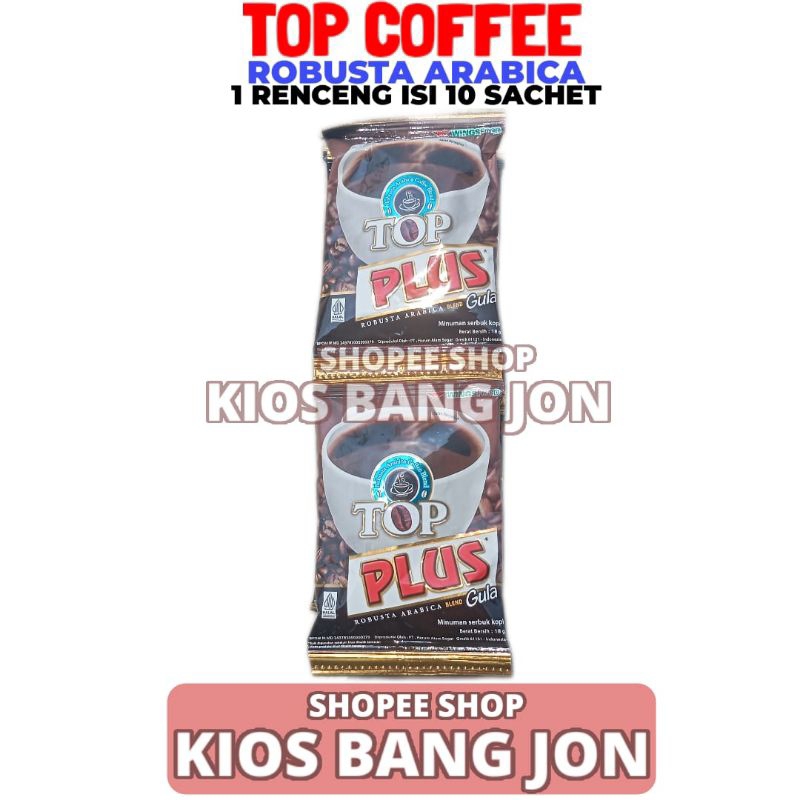 

Top Coffee Robusta Arabica Blend 1 Renceng Isi 10 Sachet 18 Gram