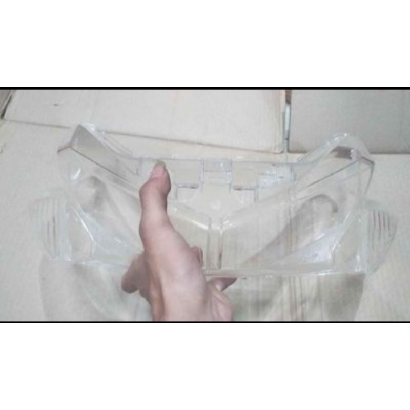kaca mika lampu depan yamaha aerox old merk win
