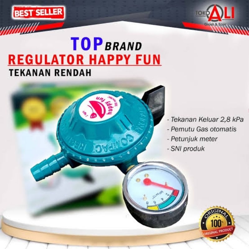 Regulator Gas Happy Fun 1 Tungku