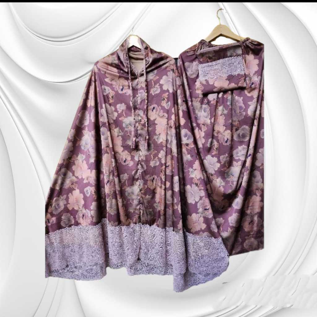 MUKENA DEWASA ARMANI SILK PREMIUM 2 IN 1 ELEGAN