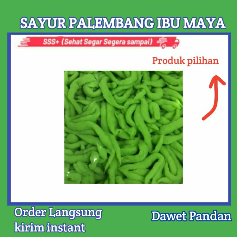 

Dawet Pandan Per Bungkus - Sayur Palembang