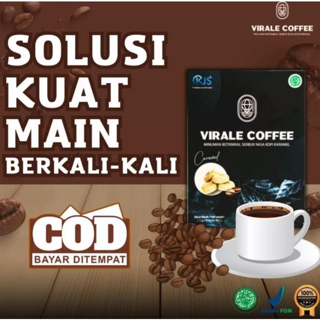 

PROMO TERBATAS !!! Virale Coffee Kopi kuat pria Tahan Lama Di ranjang Minuman Stamina Pria Tahan Lama BPOM Aman
